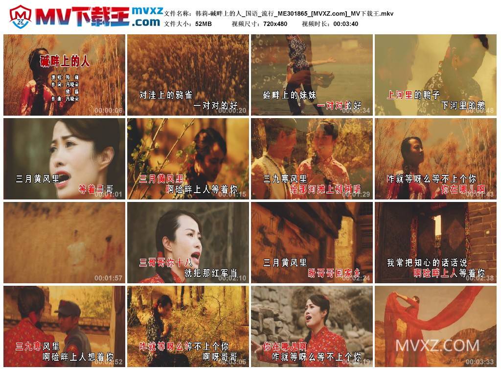 韩莉-碱畔上的人_国语_流行_ME301865